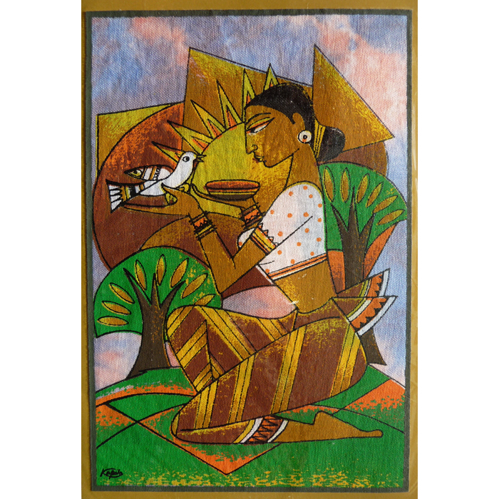 C1036 Woman with Dove